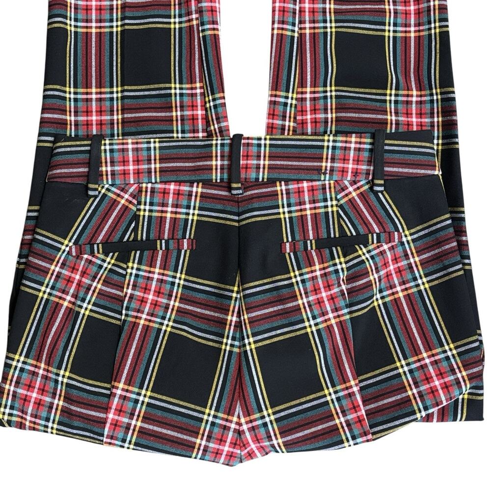 J Crew BC606 Sz‎ 0 NWOT Full-length Ruby Pant in Stewart Tartan Plaid Stretch - Picture 9 of 15